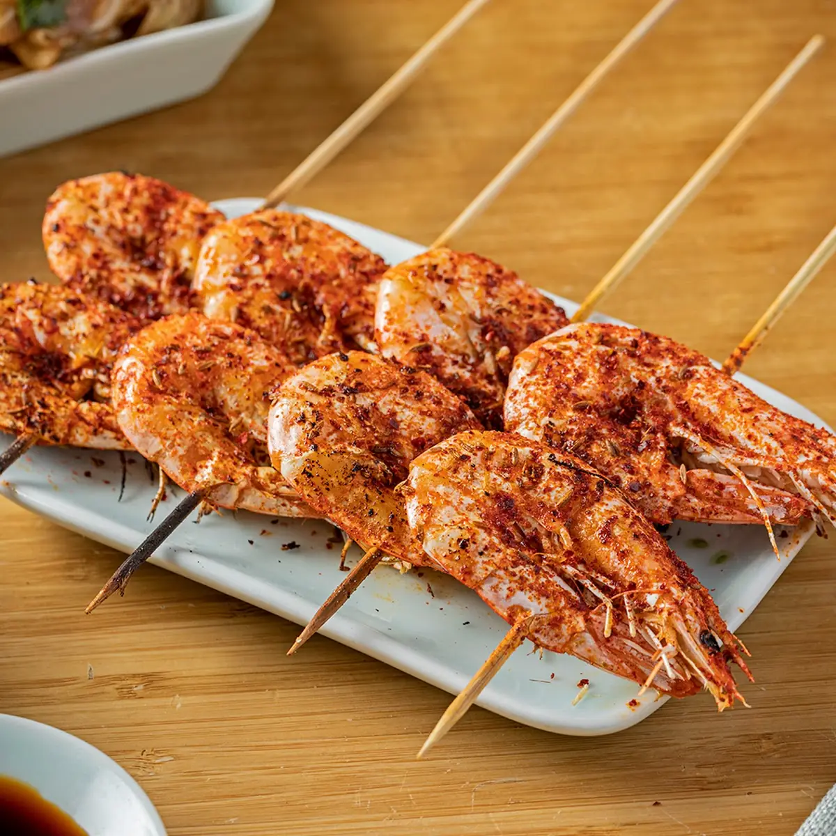 Grilled Shrimp Kebab 烤虾